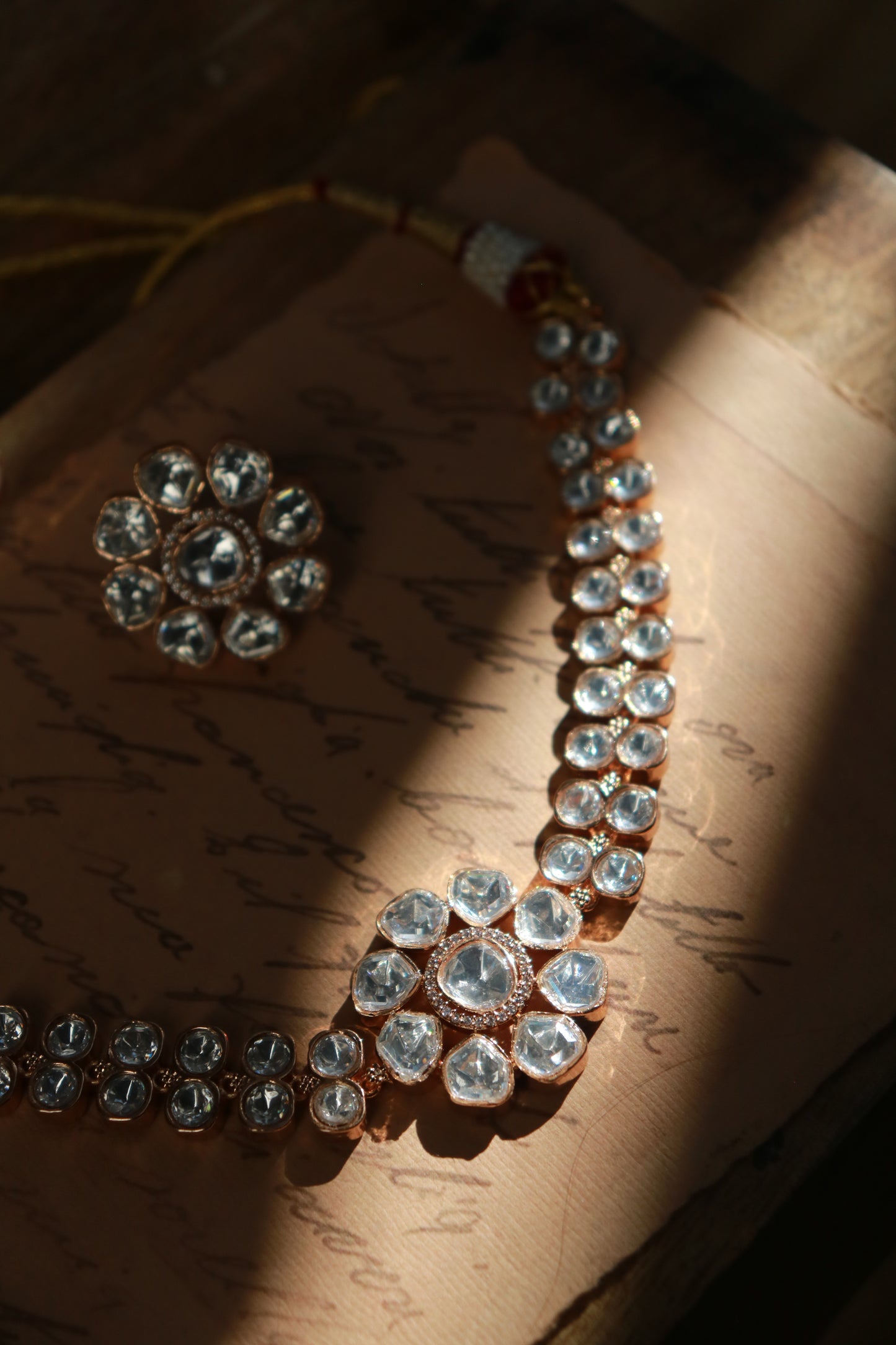 Zehna Polki Necklace Set