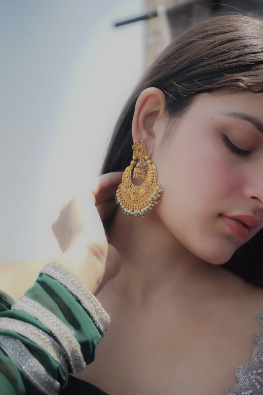 Rudriam Temple work Earrings