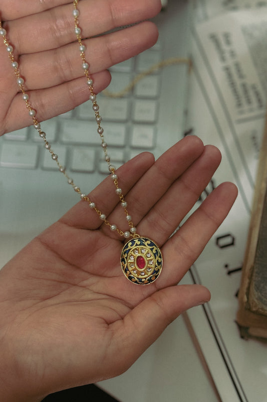 Wren Meenakari Necklace