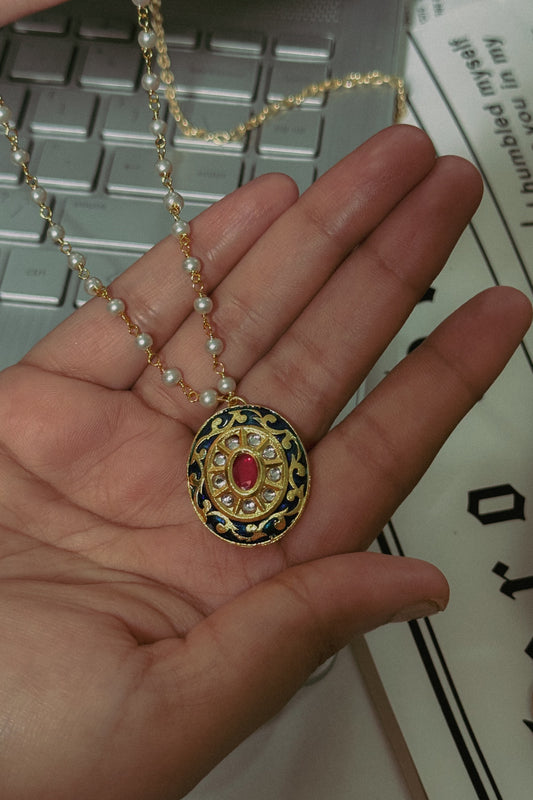 Wren Meenakari Necklace