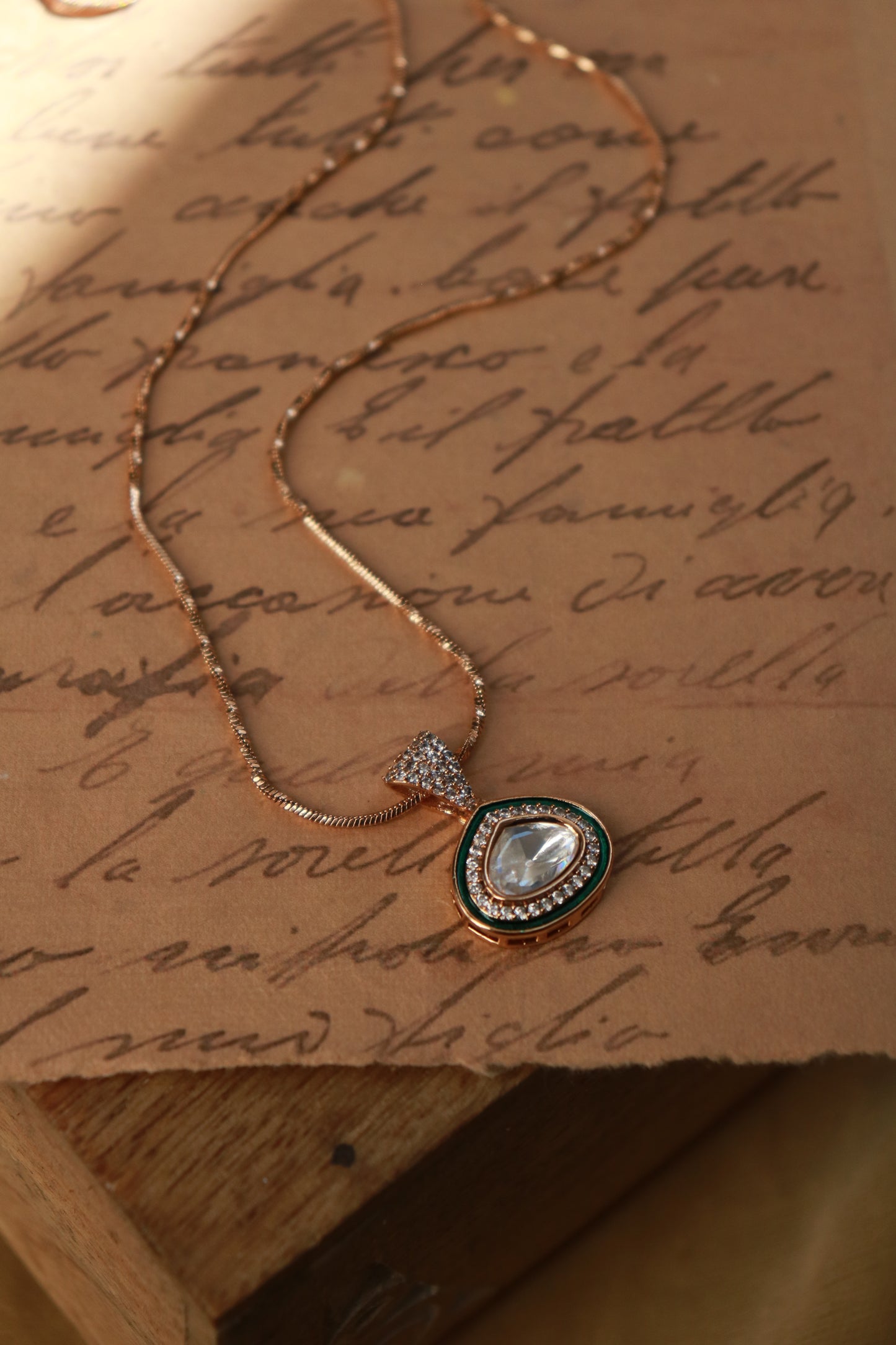 Nayla Polki Pendant Necklace