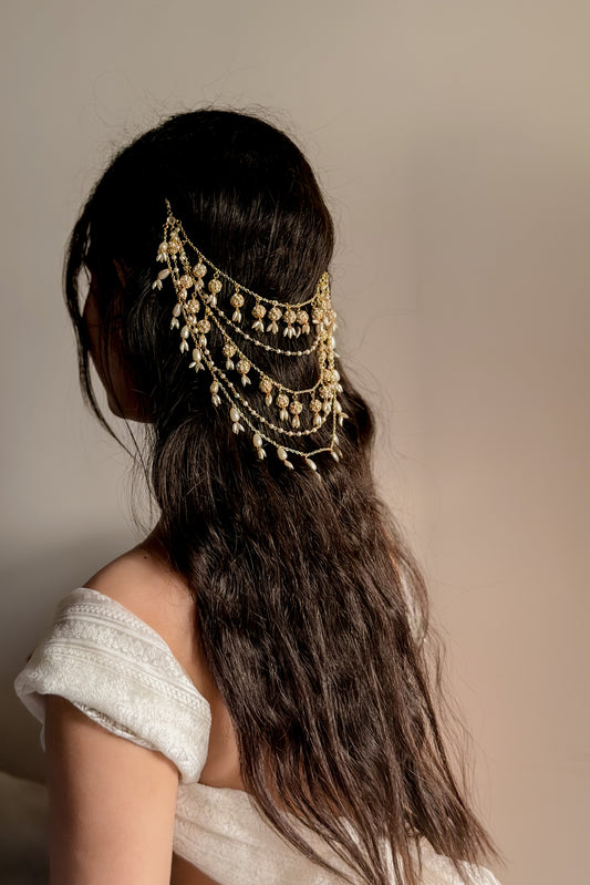 Parisa Gold Multiway Hair Accessory