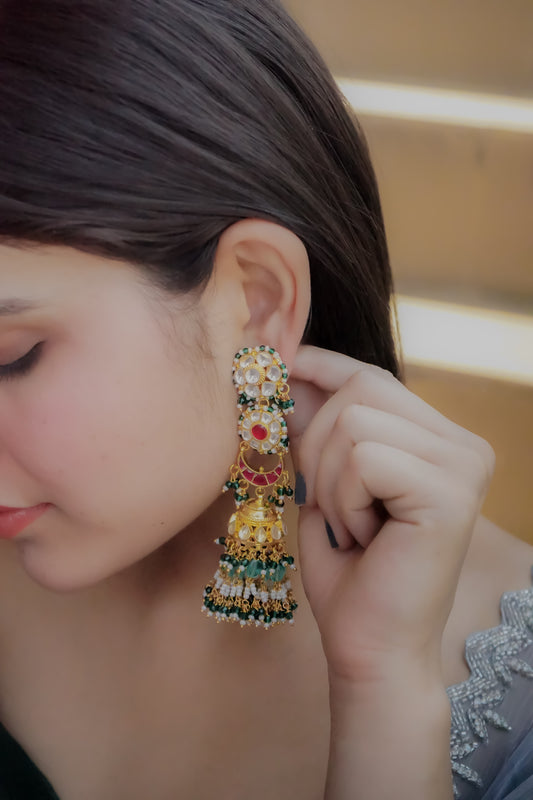 Mayuri Jhumka Earrings