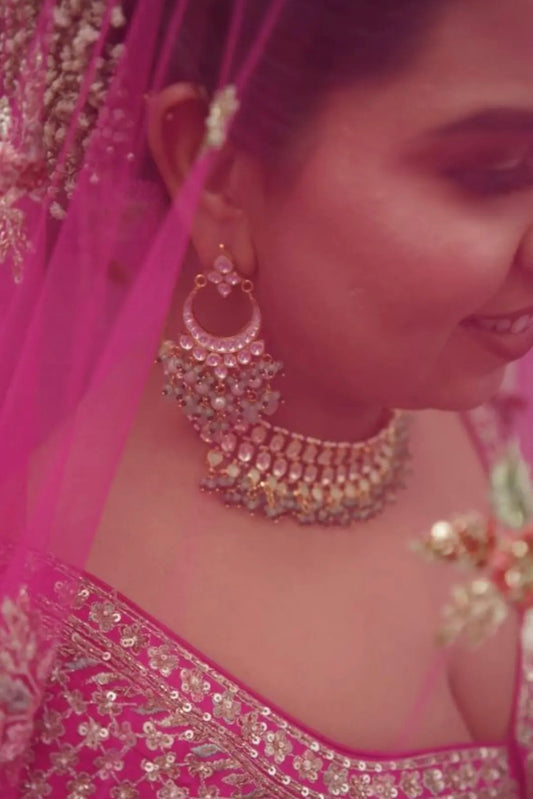 Faymah Kundan Necklace Set