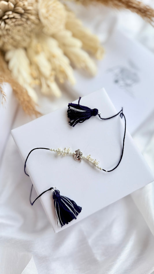 Silver Ganpati Rakhi