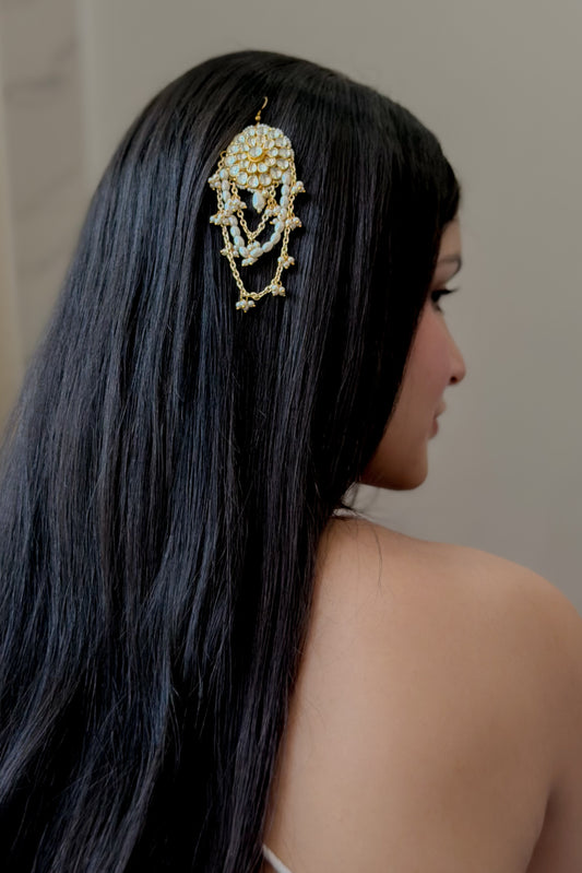 Amaya Kundan Hair Pin