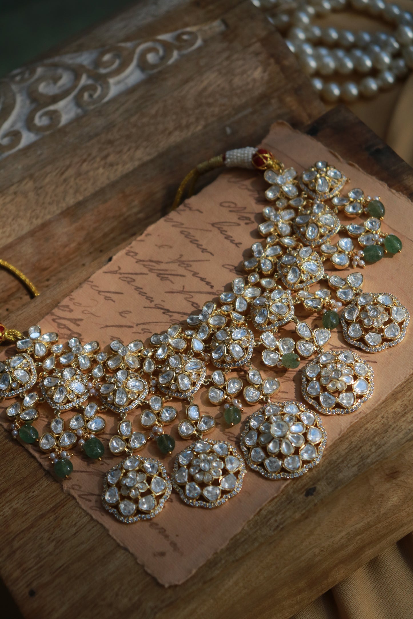 Zimal Polki Necklace Set