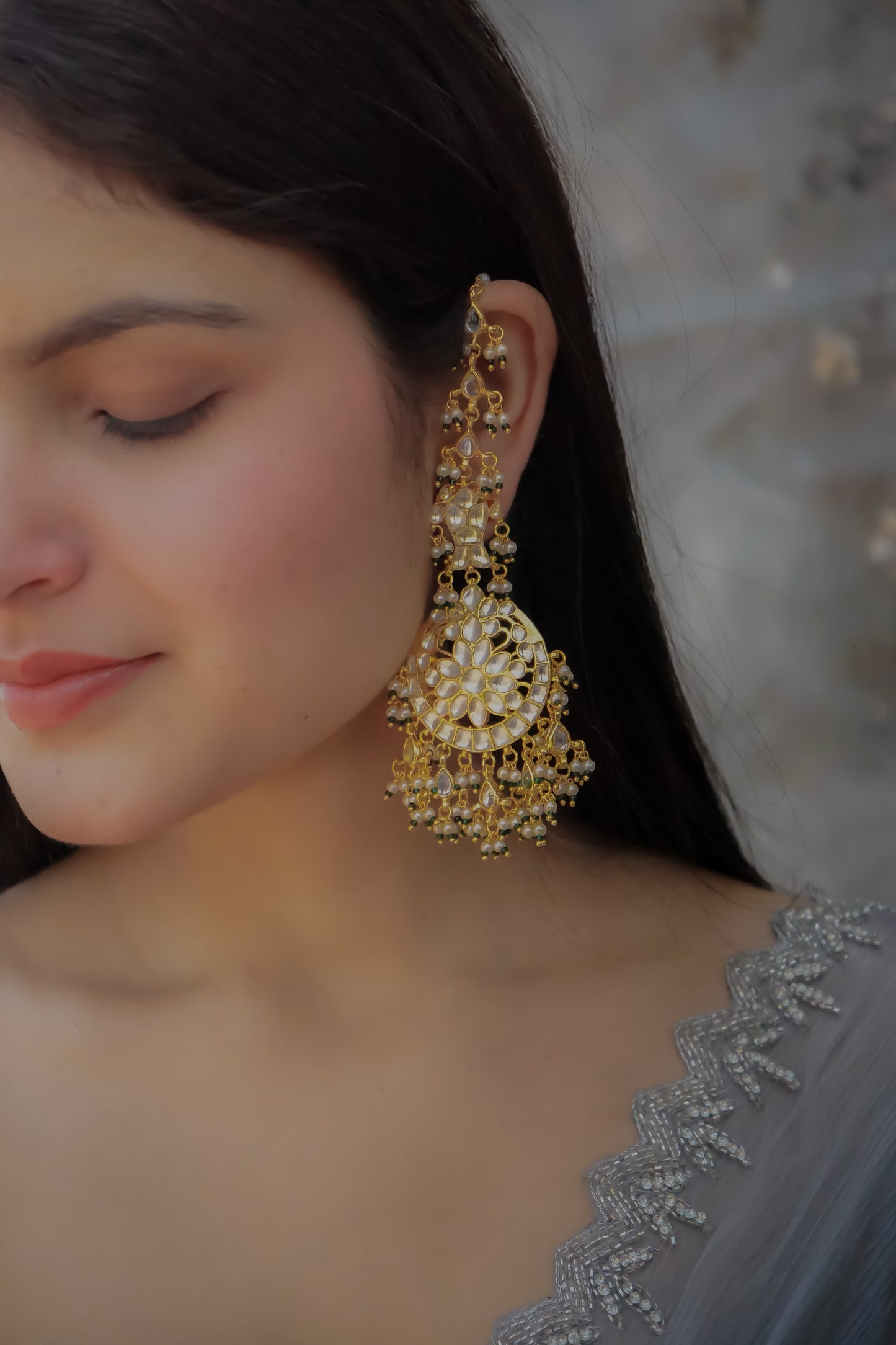 Nayeli Kundan Earrings