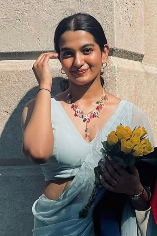 Survi Multicolored Kundan Necklace