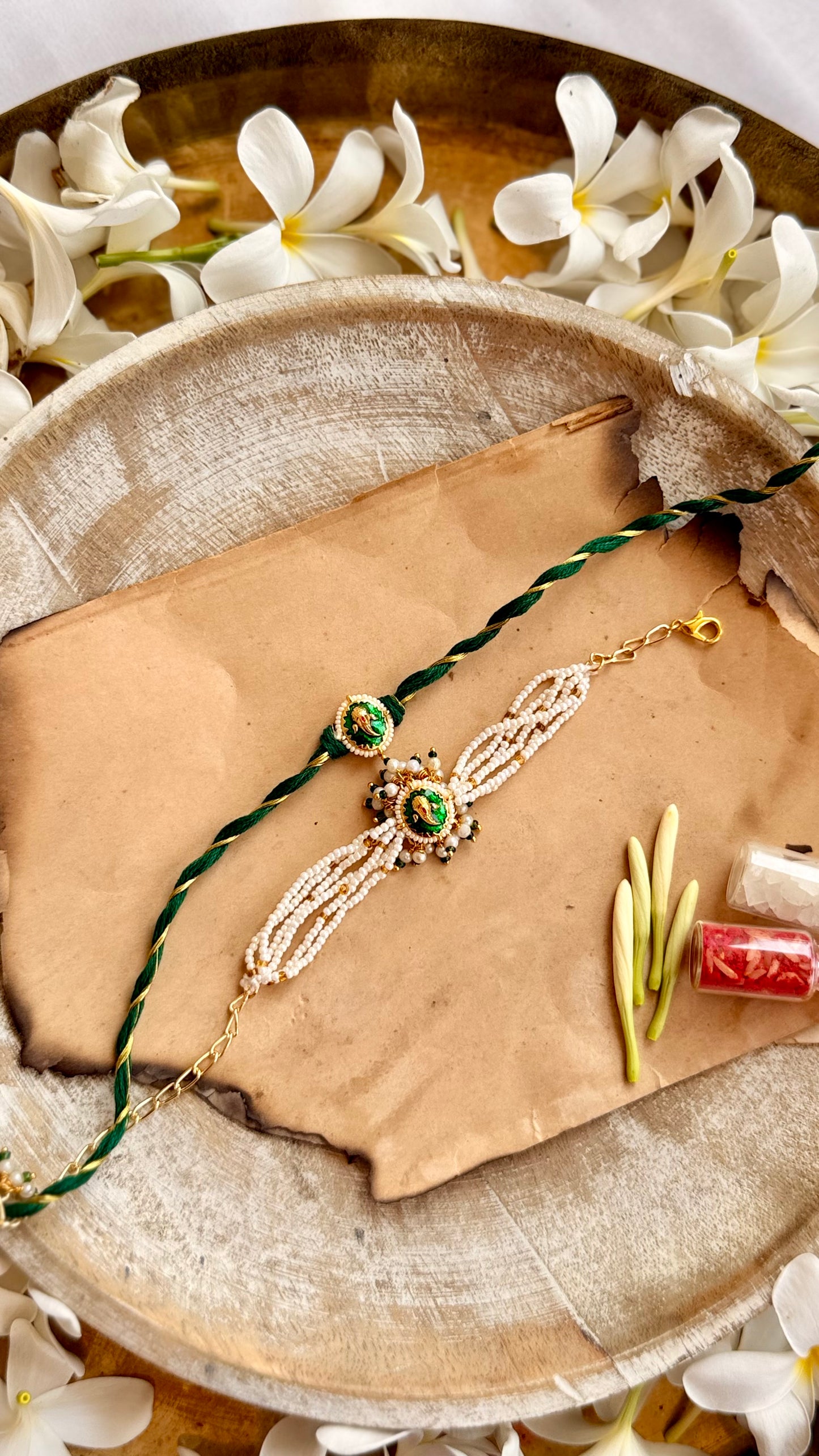 Ganesh Rakhi & Lumba Set
