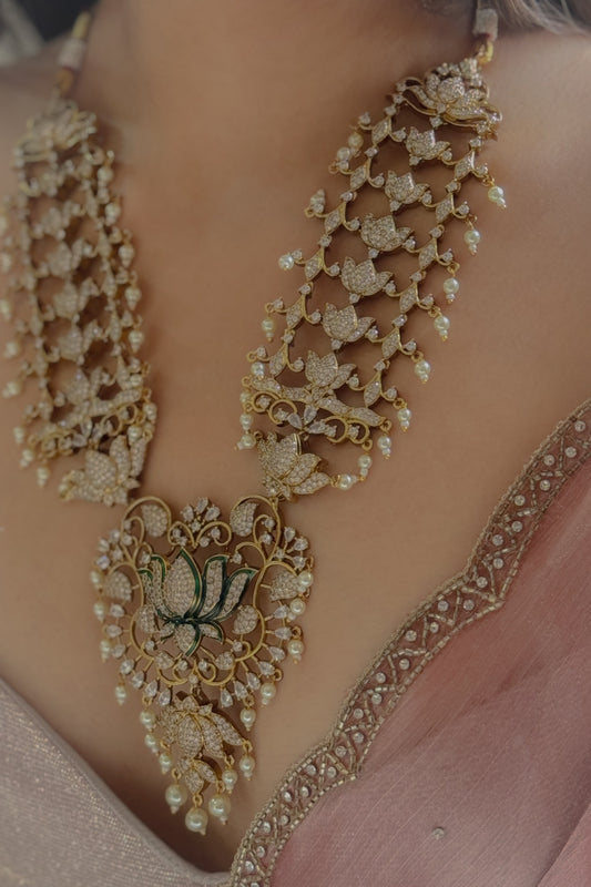 Dream Lotus polki Necklace