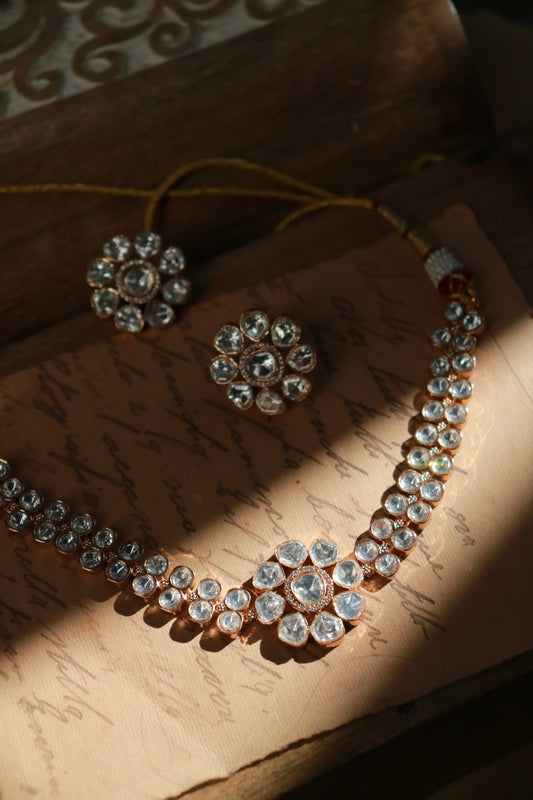 Zehna Polki Necklace Set