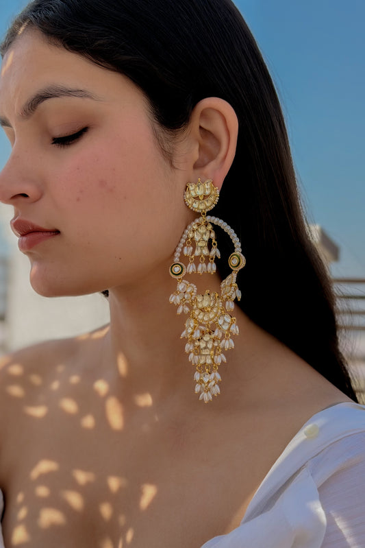 Rania Kundan Earrings