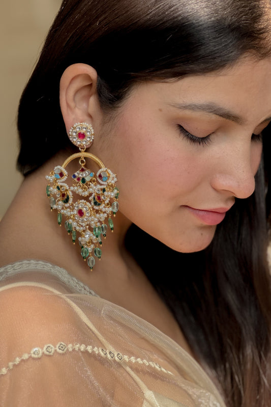 Marceline Kundan Earrings