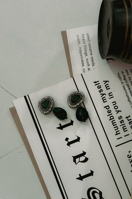 Kyle Green Polki Earrings
