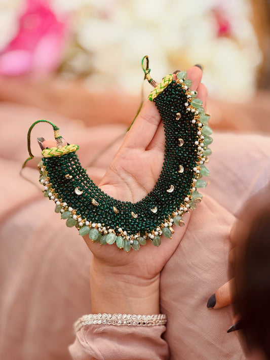 Forest Green Kundan Necklace