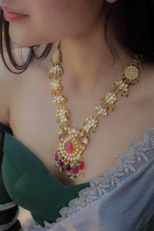 Miam Kundan Long Necklace