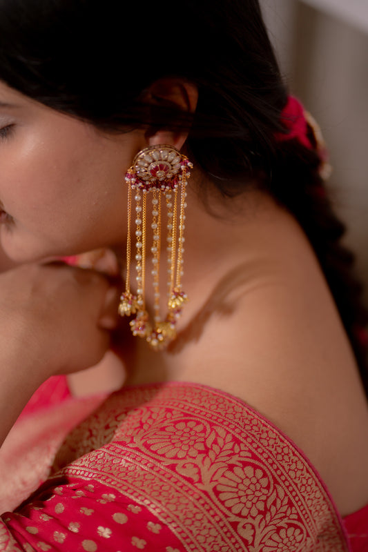 Gulbahar Polki Earrings