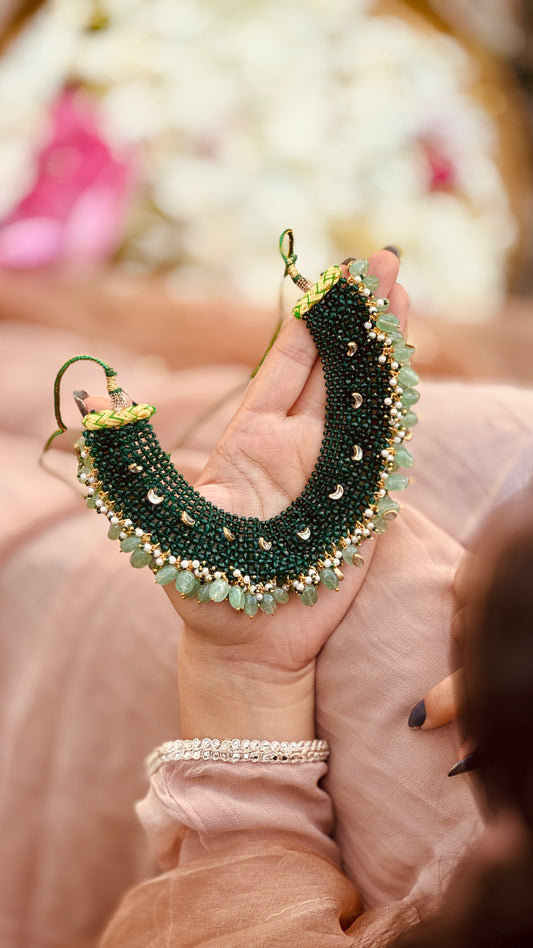 Forest Green Kundan Necklace