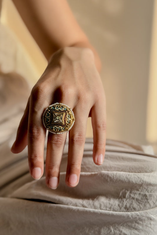 Anabia Meenakari Ring