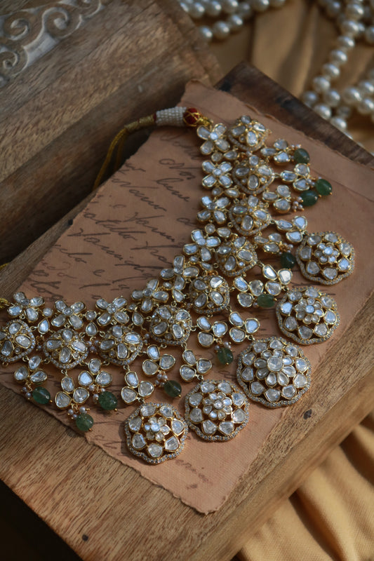 Zimal Polki Necklace Set