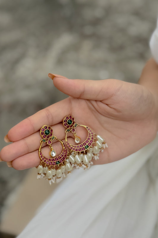 Mebel Jadau Temple Earrings