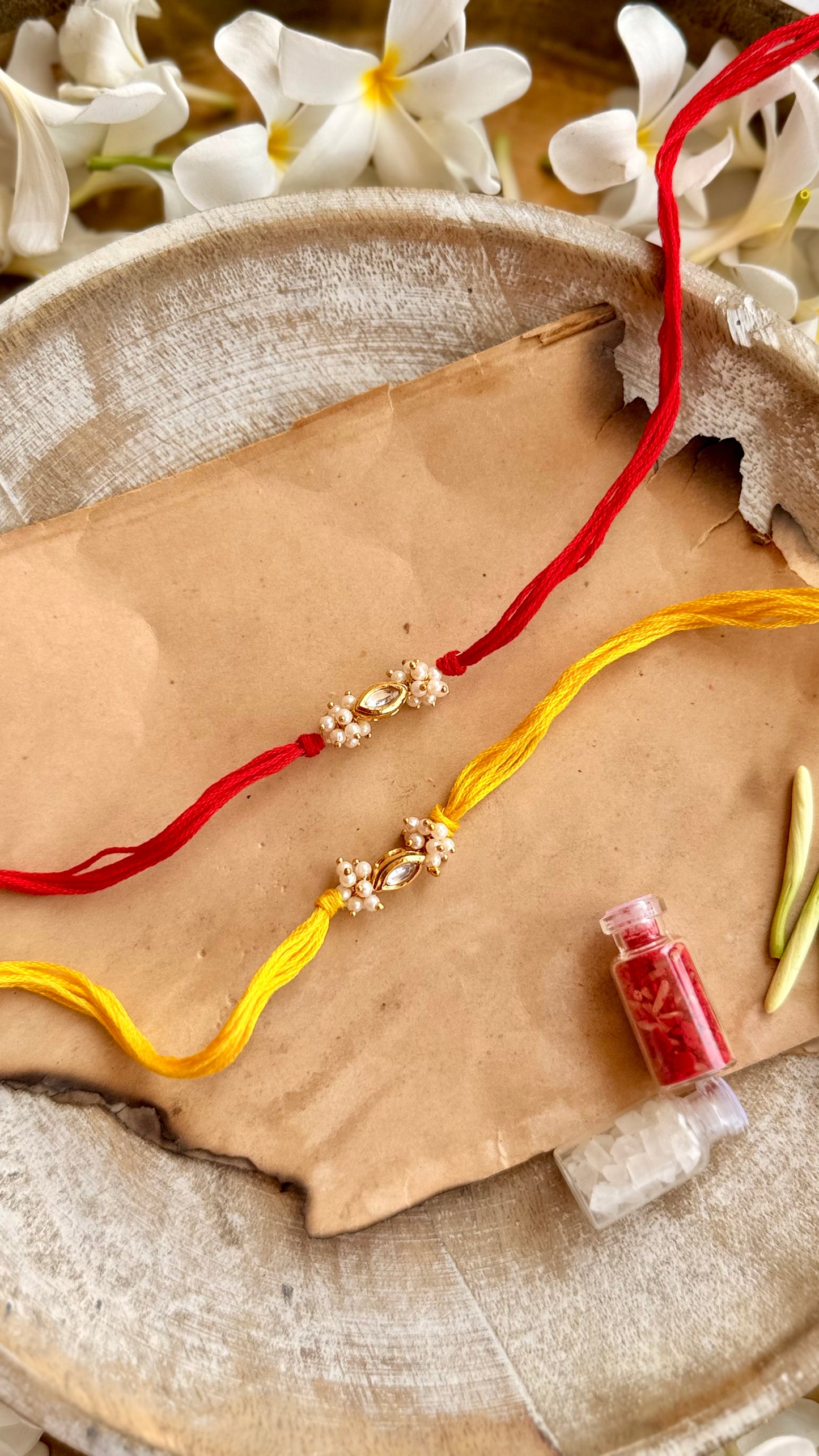 Garvit Kundan Rakhi - Set of 2