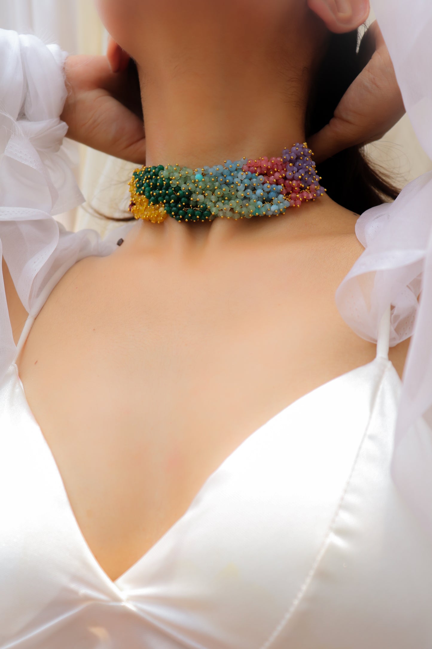 Rangeela Multicolored Choker Necklace
