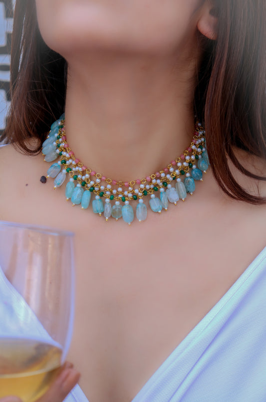 Fina Blue Necklace