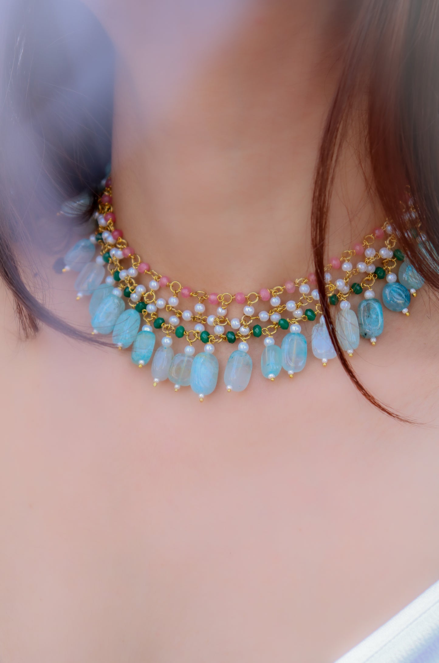 Fina Blue Necklace