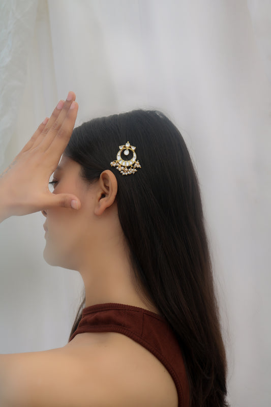 Adiya Kundan Hair Accessory