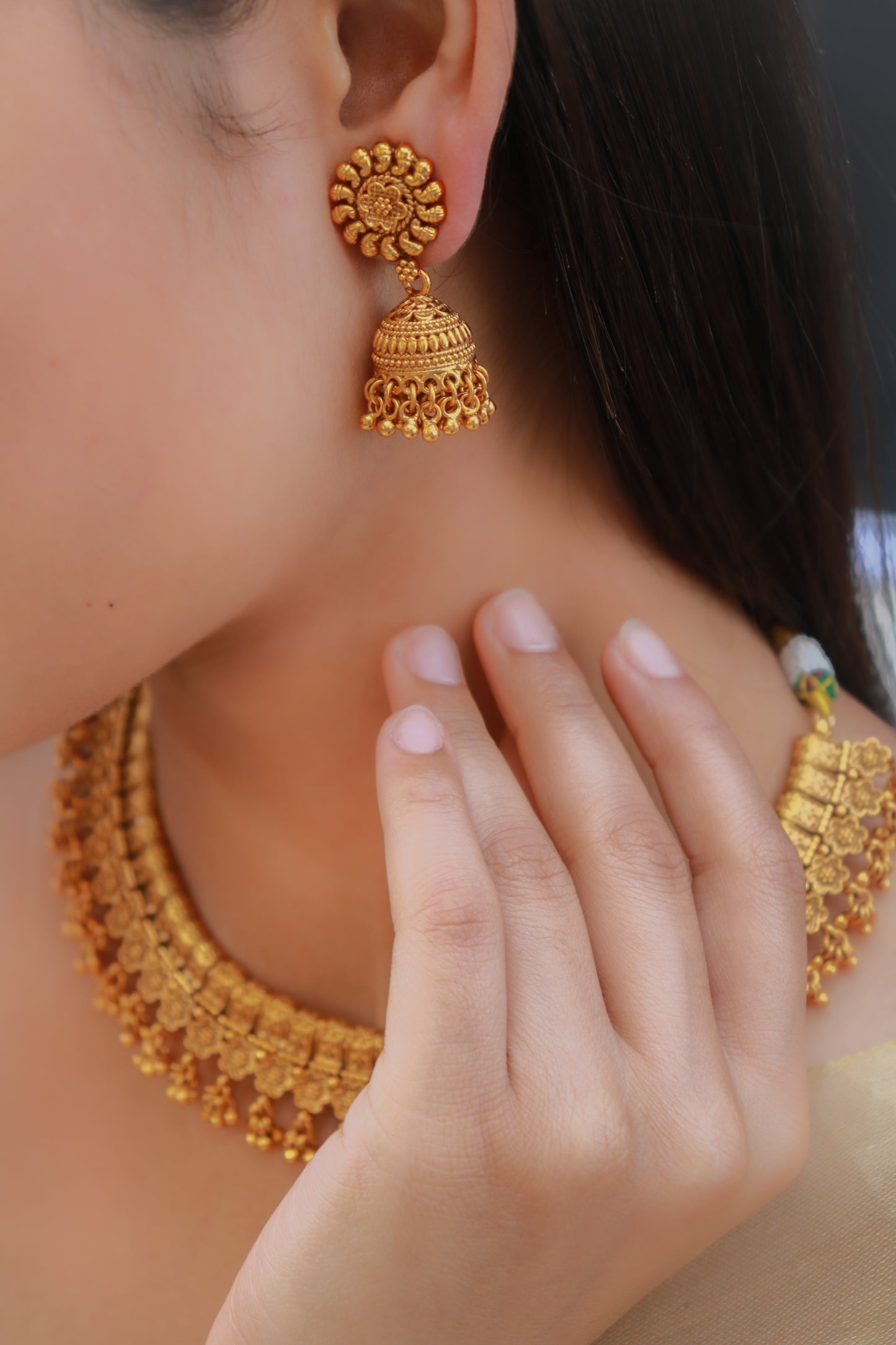 Rima Temple Work Necklace