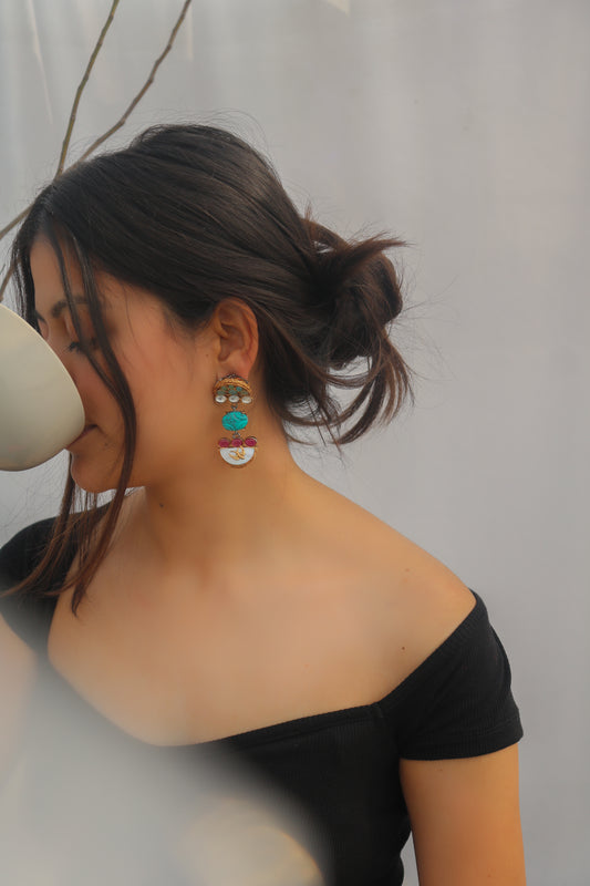 Rizwana Multichrome Earrings