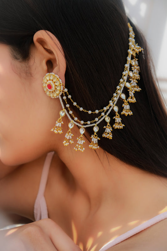 Nirvi Kundan Earrings
