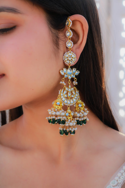 Aylin Kundan Jhumka Earrings