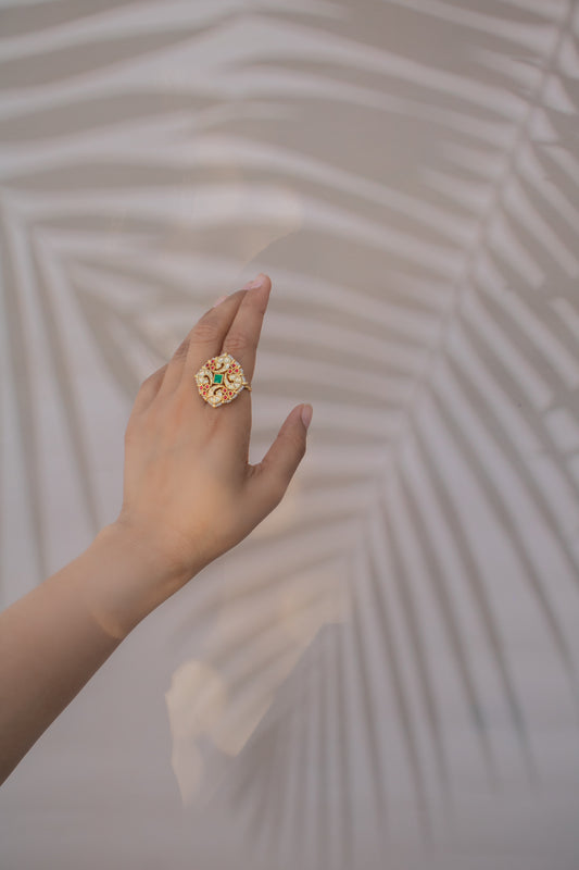 Tasha Kundan Ring