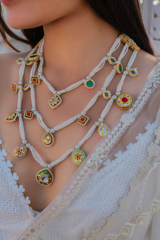 Areesha Kundan Layered Necklace