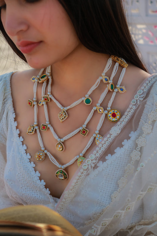 Areesha Kundan Layered Necklace