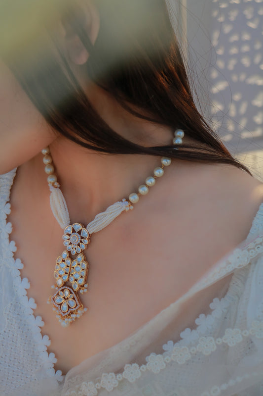 Ramzah Polki Pendant Necklace