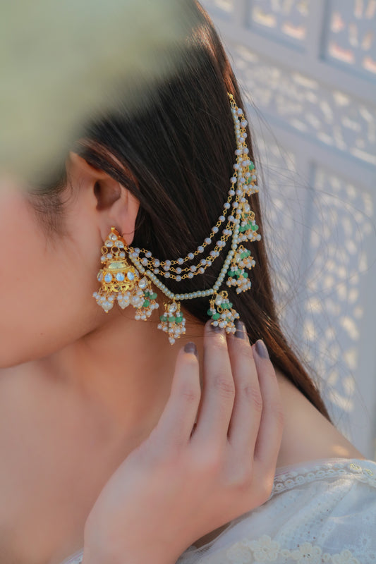 Anvika Kundan Earrings