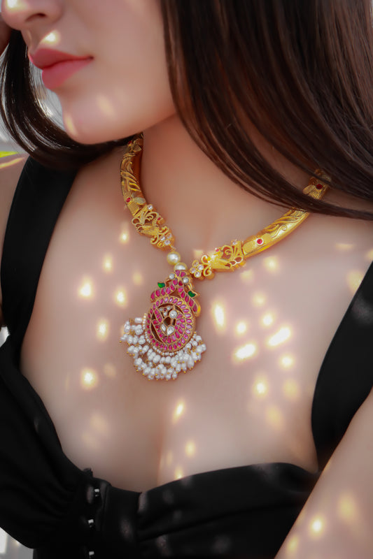 Zaida Temple Pendant Necklace