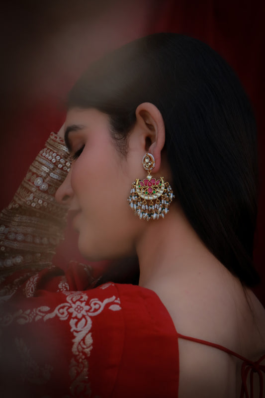 Mahveen Kundan Earrings
