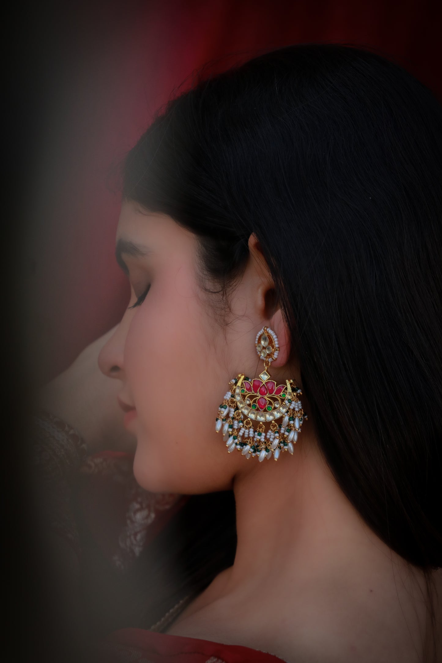 Mahveen Kundan Earrings