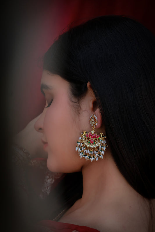 Mahveen Kundan Earrings