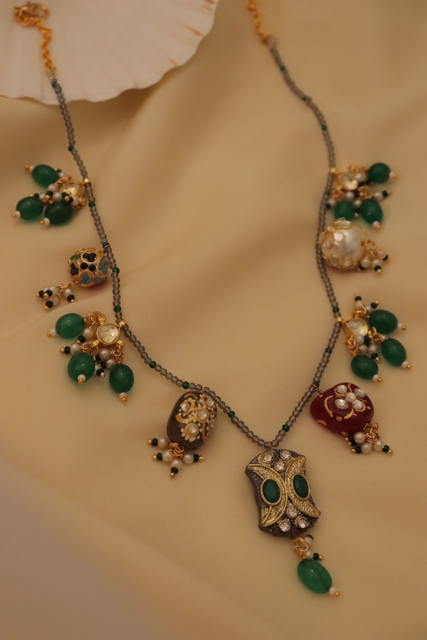 Color Pomp Necklace