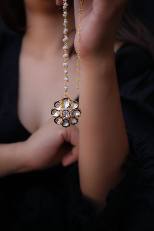 Fizer Kundan Pendant Necklace