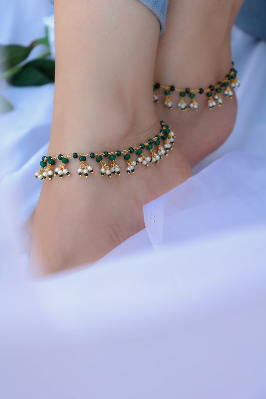 Matteo Jade Anklets