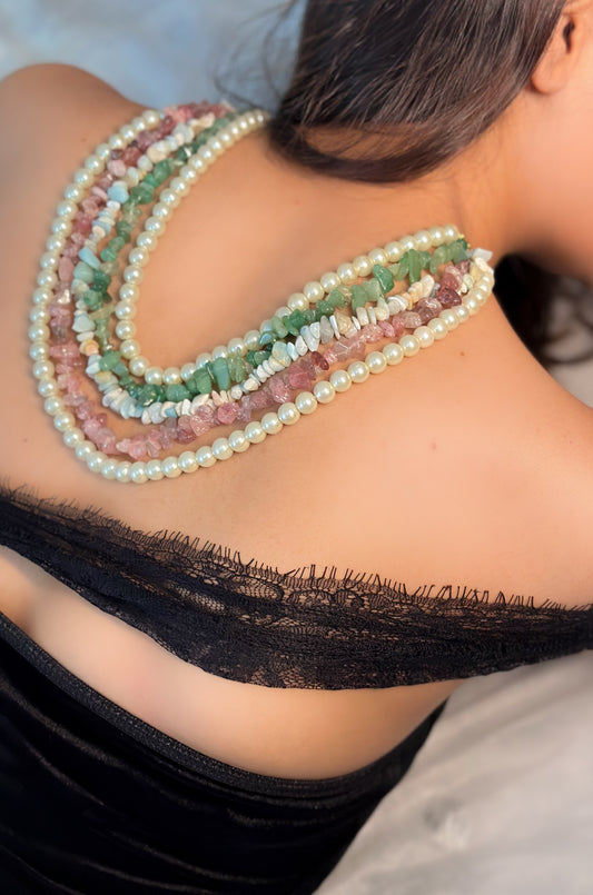 Pastel Layered Necklace