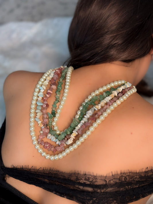 Pastel Layered Necklace