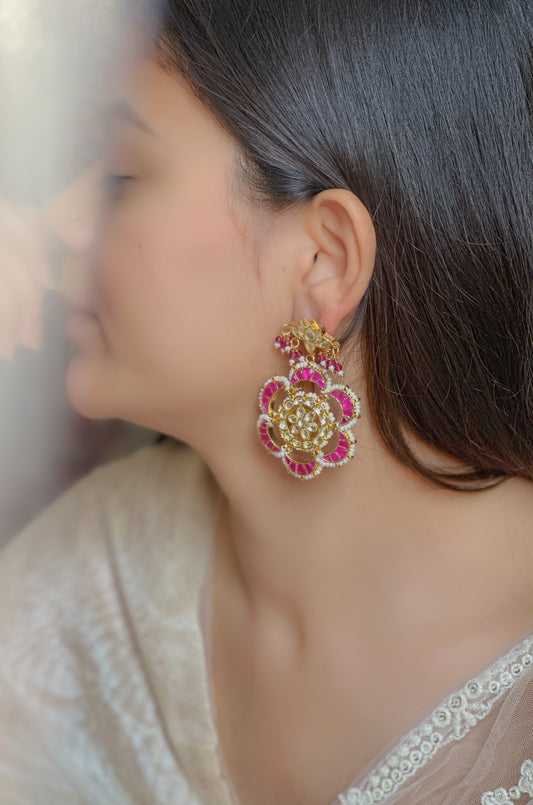 Lujain Kundan Earrings